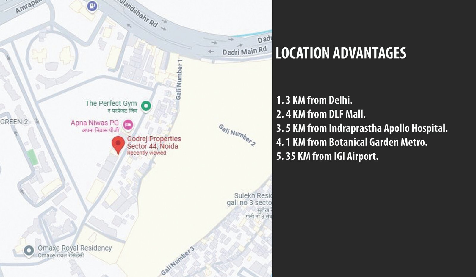 Godrej Riverine Location Map 1