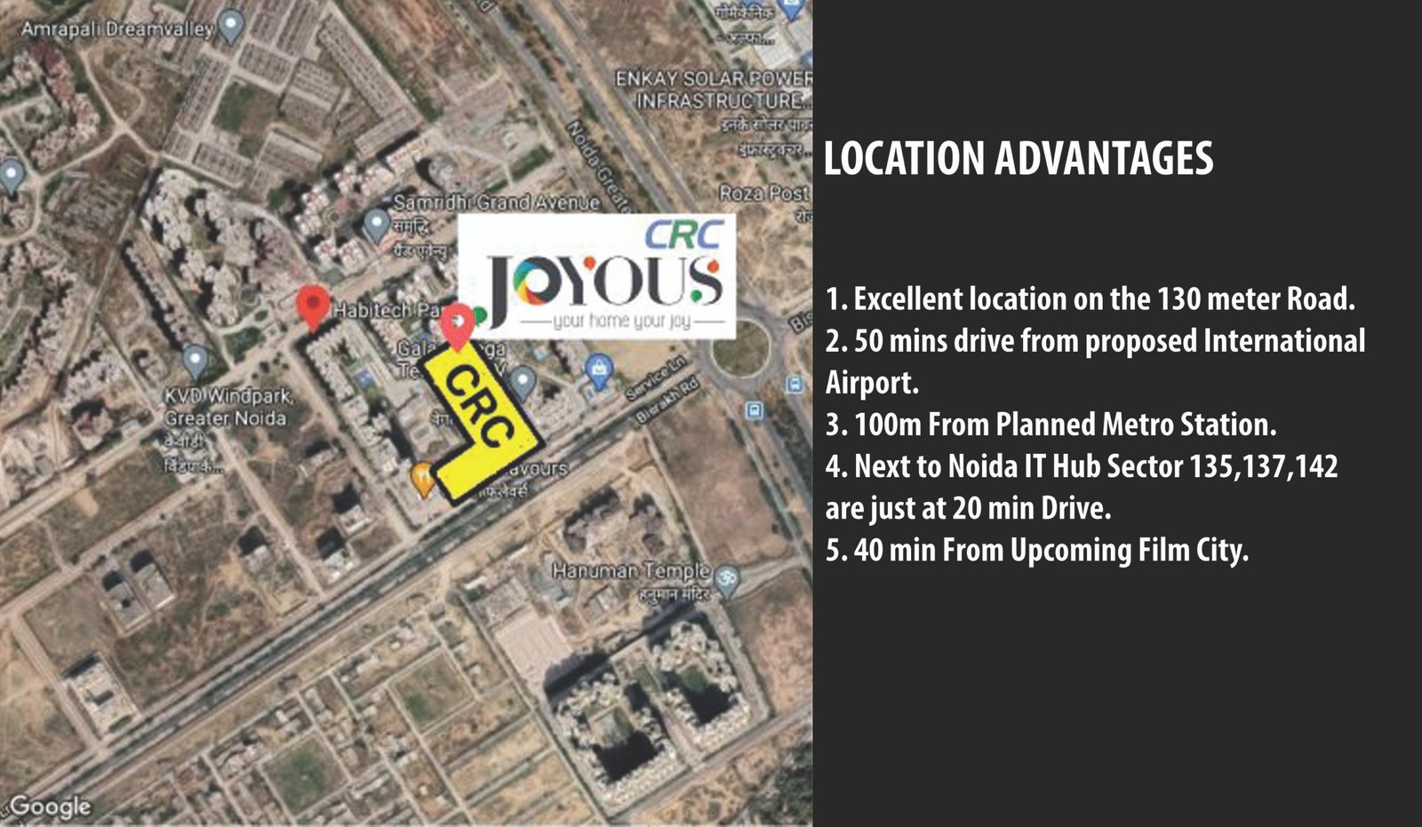 crc joyous Location Map